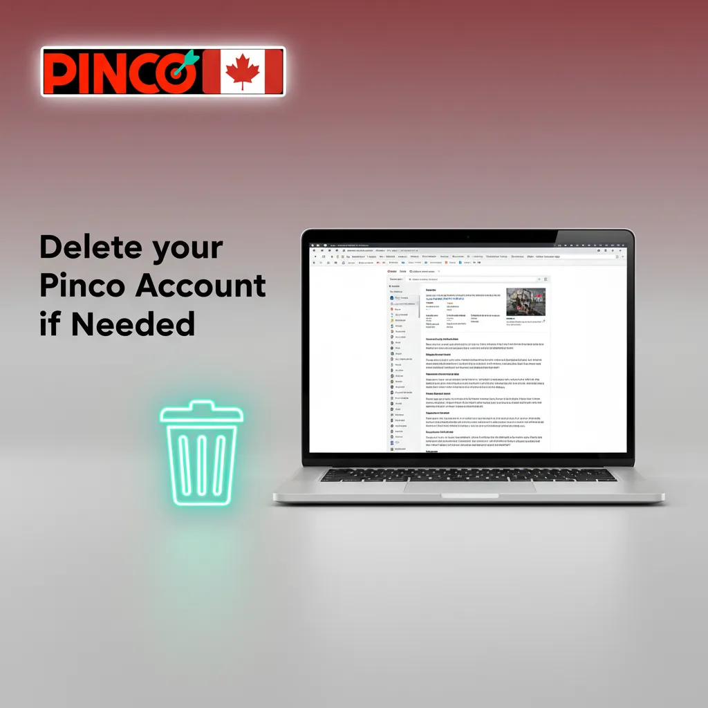 Steps to delete your Pinco account: submit request, verify ID, withdraw funds, get closure confirmation.