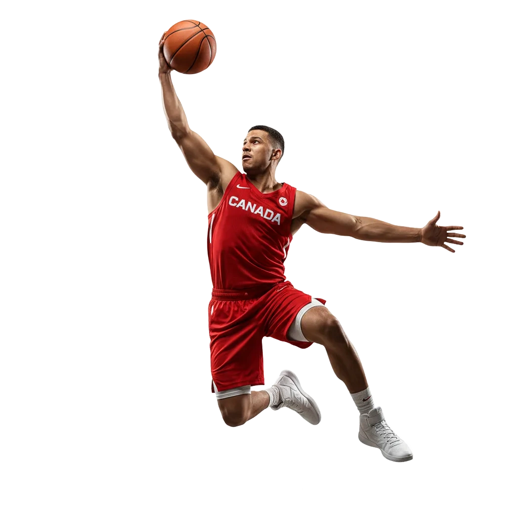 Smartphone and laptop showing Pinco basketball betting odds and live markets for NBA and more in Canada.