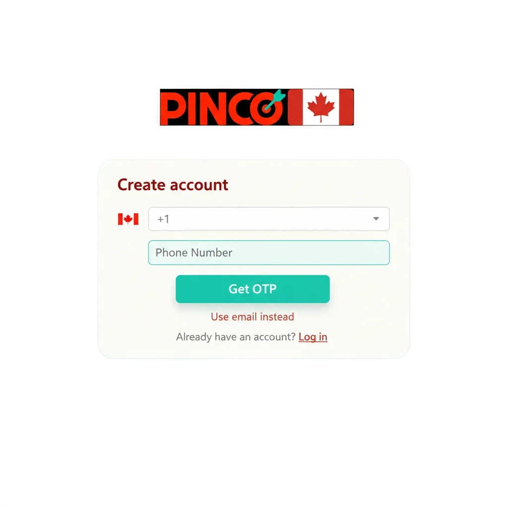 Pinco registration/login/verification on web and mobile; Canada casino sportsbook welcome bonus C$7,500 + 250FS