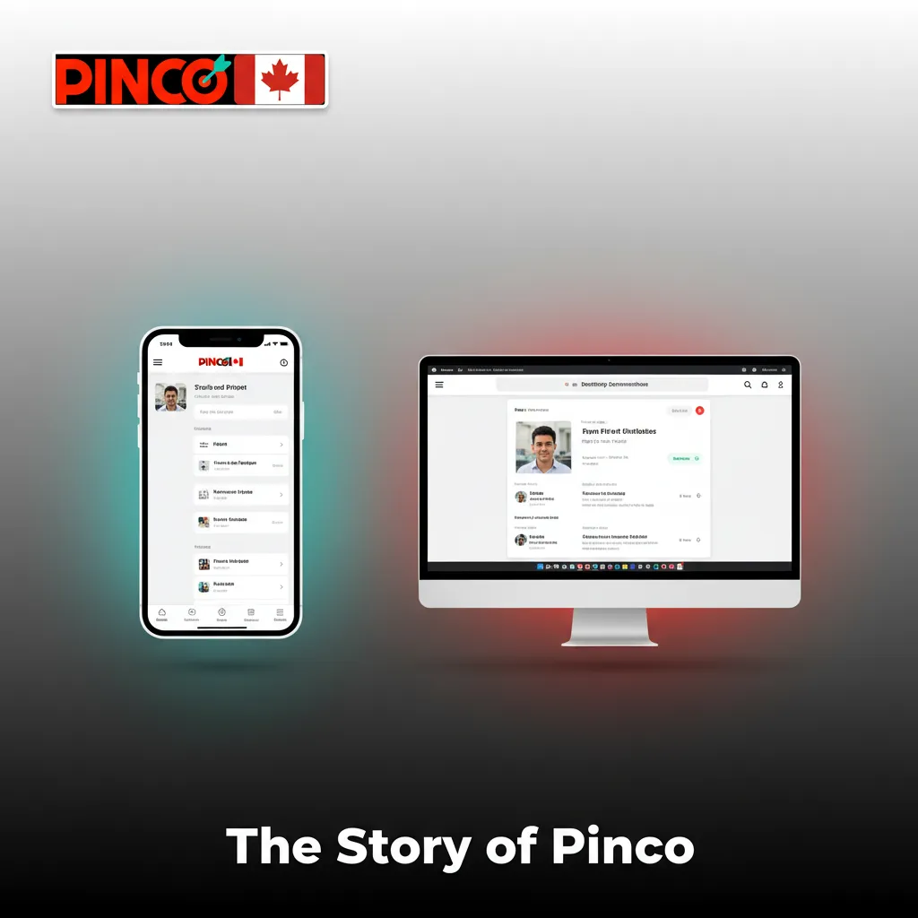 Pinco story page emphasizing regulated gaming, Canada-first features, responsible play, security, and transparent promotions.