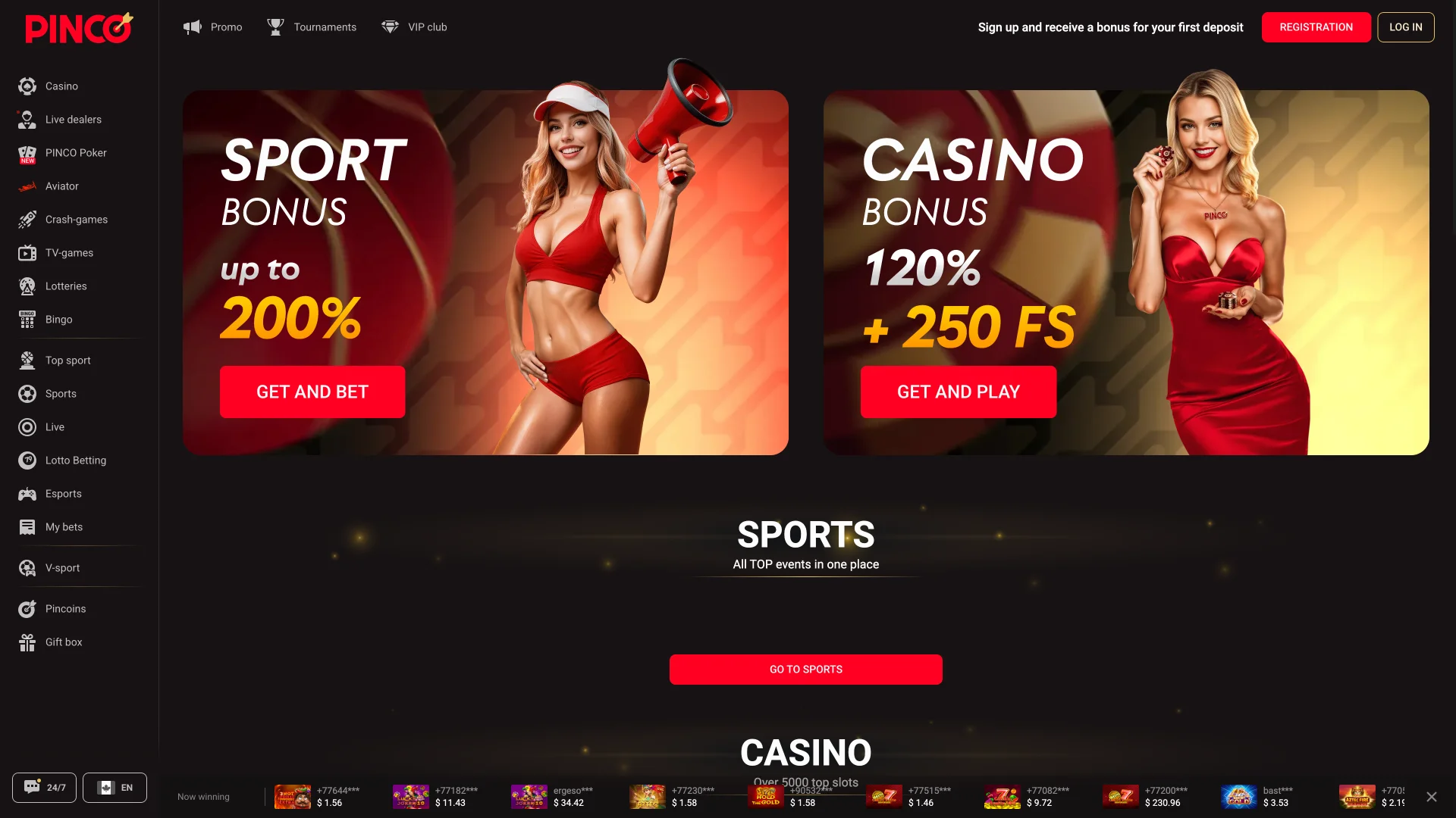 Visit Pinco casino to find the best gaming lobby.