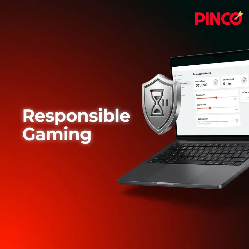 Set your deposit and loss limits at Pinco.